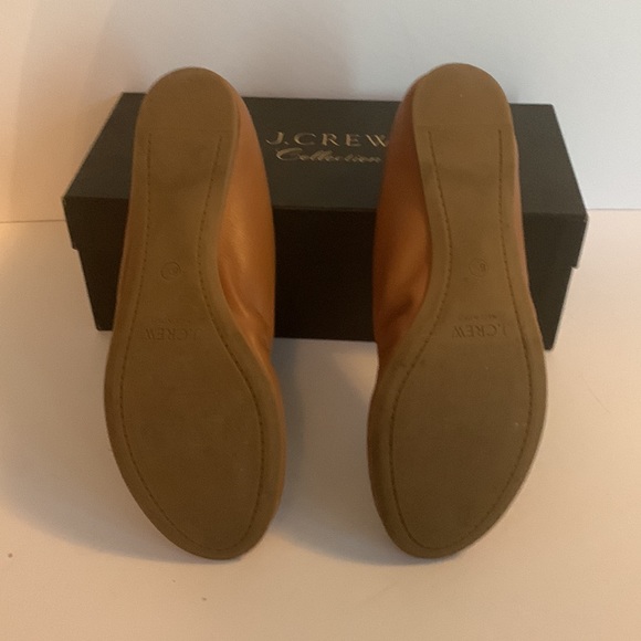 J.Crew Cece leather ballet flats in Tan - Picture 6 of 8